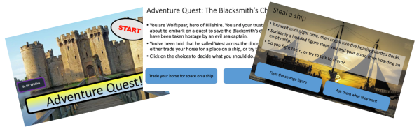 Adventure Quests Digital Literacy IT Primary Computing